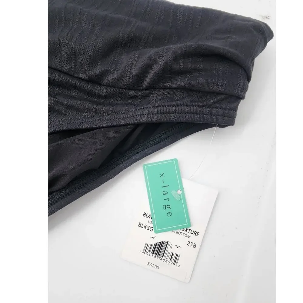 New NWT Sunsets Black Seagrass Texture‎ Unforgettable Bottom XL